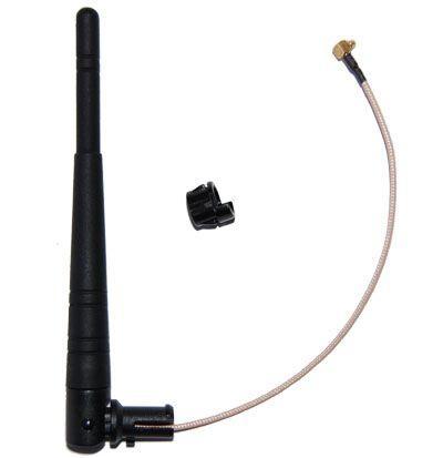 -Mikrotik 2.4-5.8GHz Swivel Antenna with cable and MMCX connector.