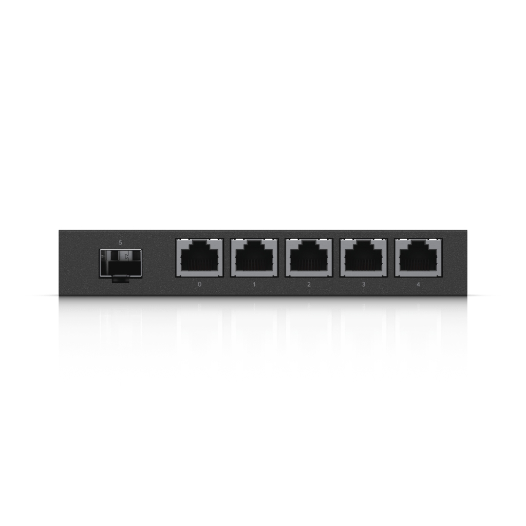 UBNT ER-X-SFP UBNT EdgeRouter X SFP (ER-X-SFP) – 5 Port Gigabit RJ45, 24V Pasif PoE ve SFP Portlu Kompakt Router ürün görseli 3 - wifidepo