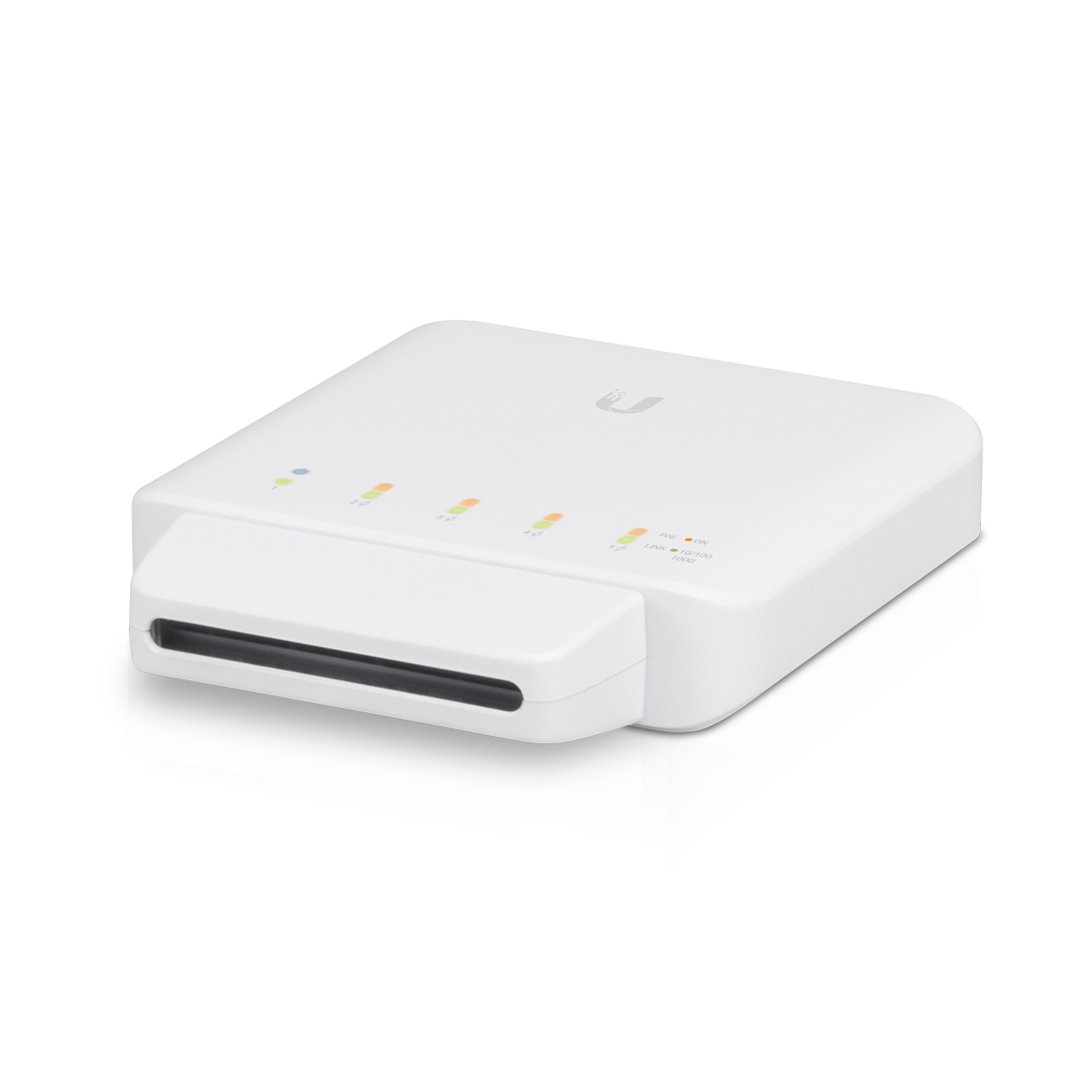 UBNT USW-Flex UBNT UniFi USW-Flex 5 Port İç/Dış Mekan PoE Yönetilebilir Switch ürün görseli 2 - wifidepo